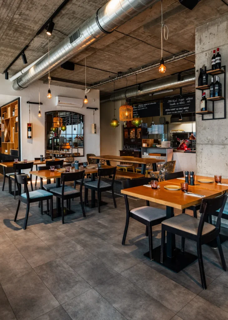 Interiér restaurace IL Morso