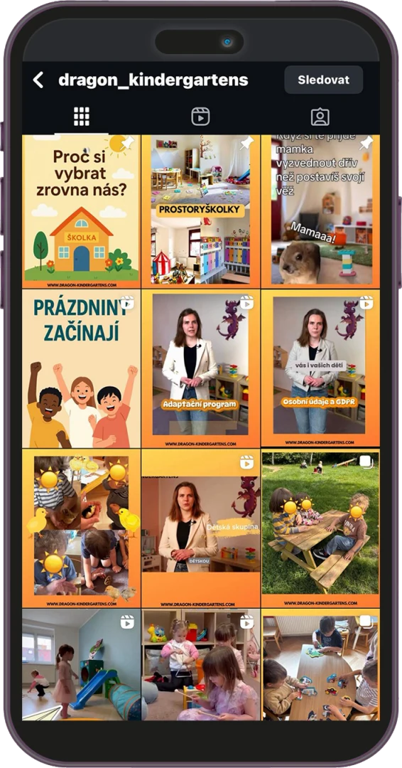 Profil Dragon Kindergartens pod naší správou