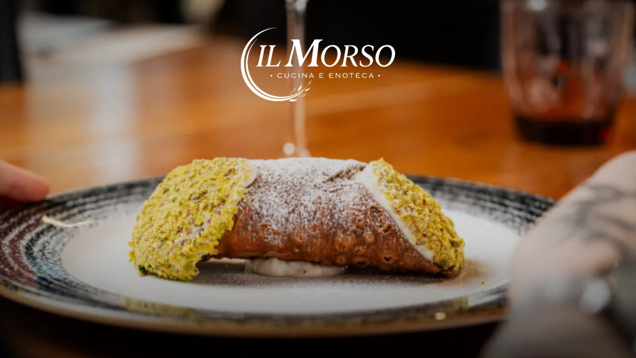 Video restaurace IL Morso — cannolo a atmosféra podniku