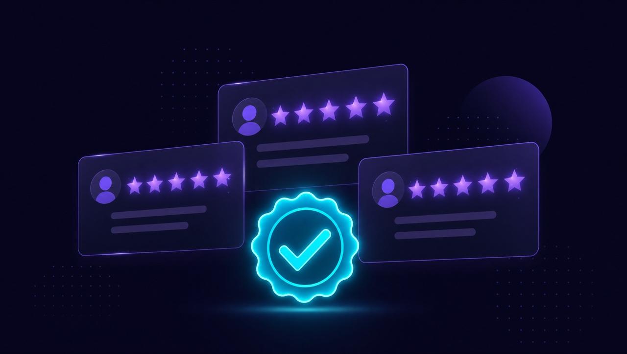 Verified customer reviews and a trust seal as Czech social proof