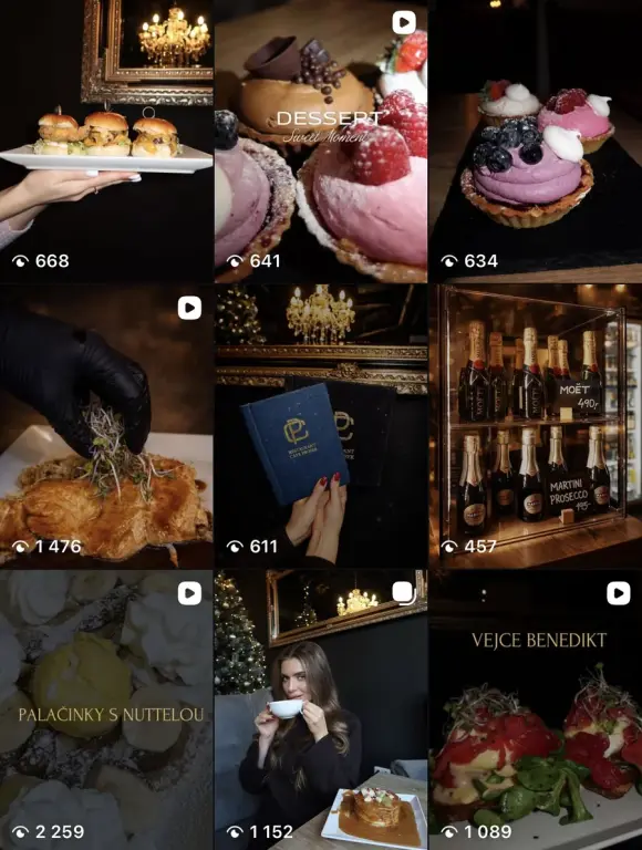 Café Prosek — Instagram profil pod správou RKP Agency