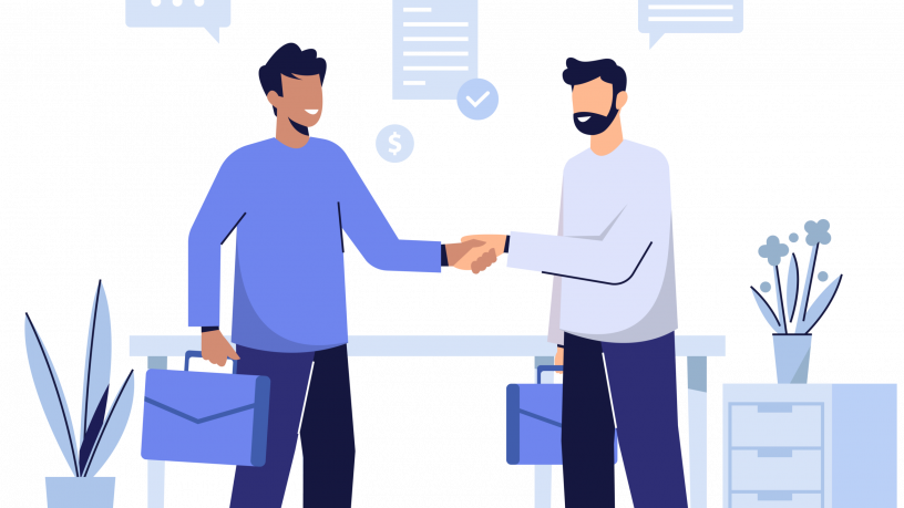 Business Teamwork & Office Illustration 7